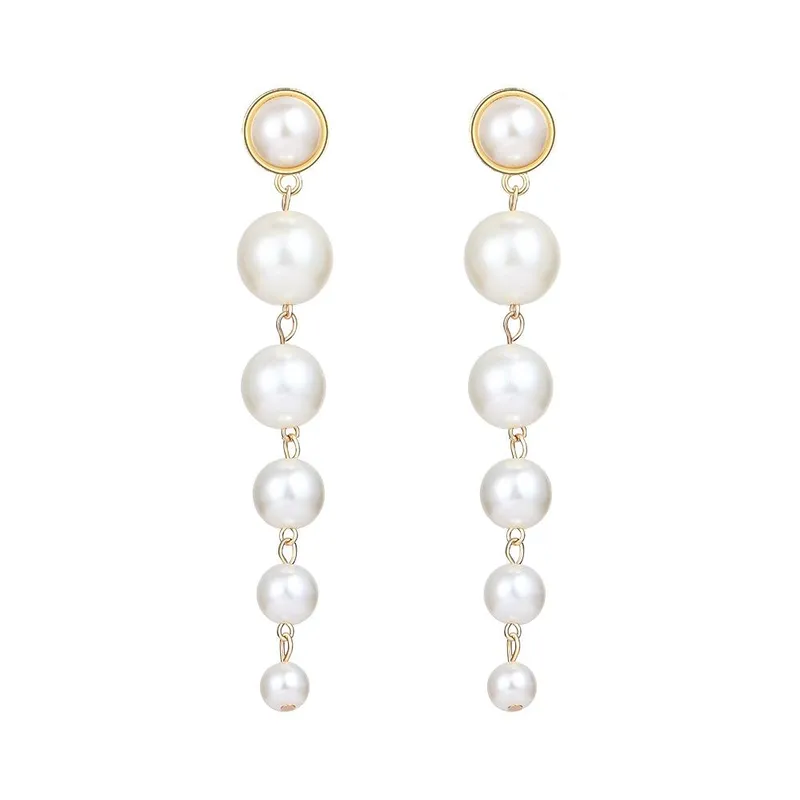 Dangle Pearl Drop Earrings